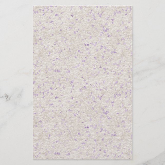 Papeterie Papier bleu de pétale (Devant)