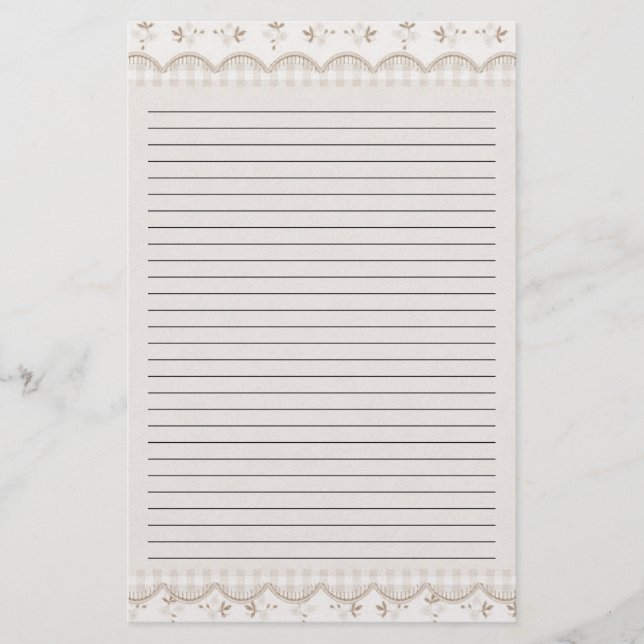 Papeterie Papier papier ancien Vintage (Devant)