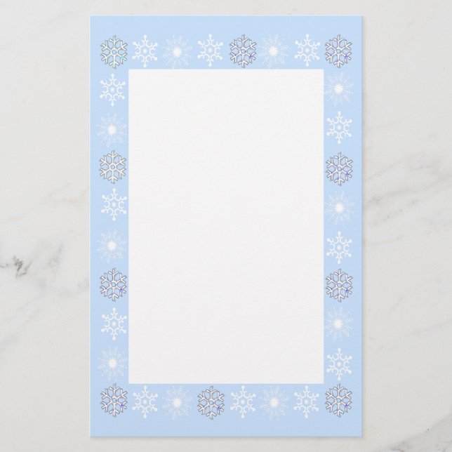 Papeterie Papiers à neige (Devant)