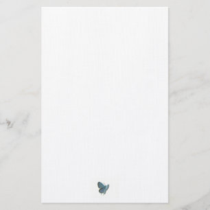 Papeterie Papillon bleu Oriental-Coupé la queue