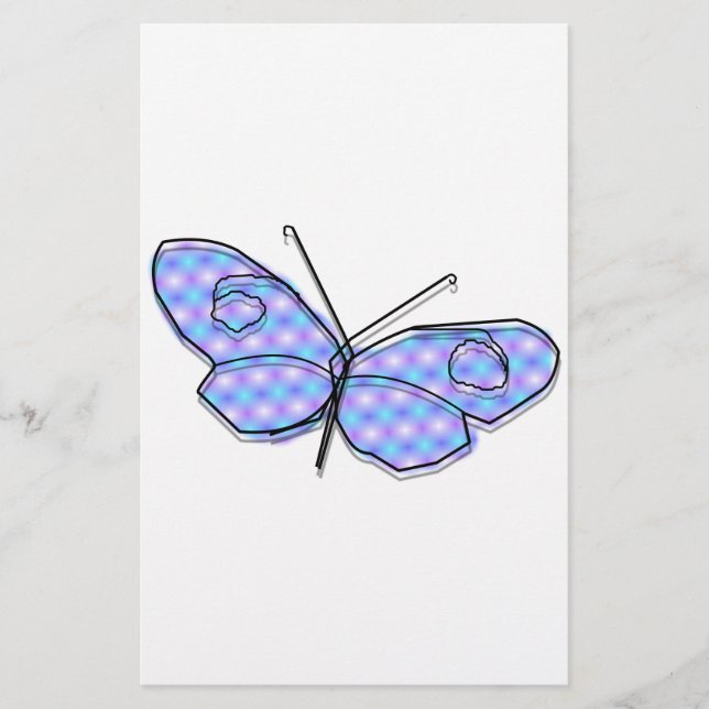 Papeterie Papillon cosmique (Devant)