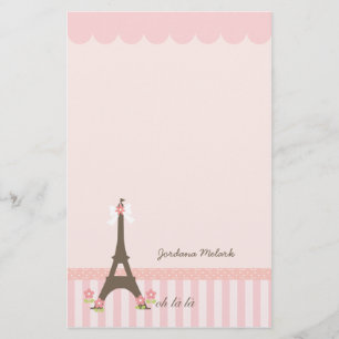 Papeterie Paris au printemps Girly