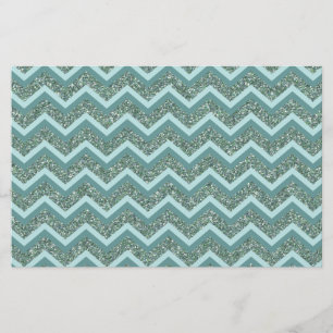 Papeterie Parties scintillant turquoise