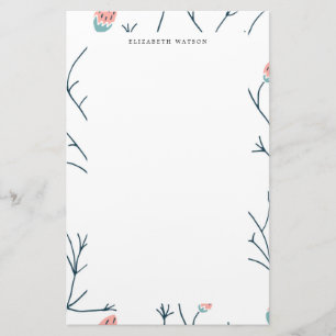 Papeterie Pastel Woodland   Monogramme