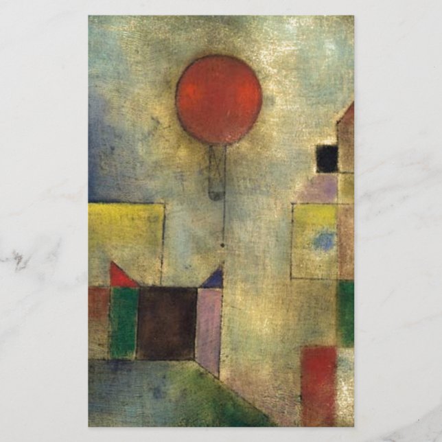 Papeterie Paul Klee Red Balloon (Devant)