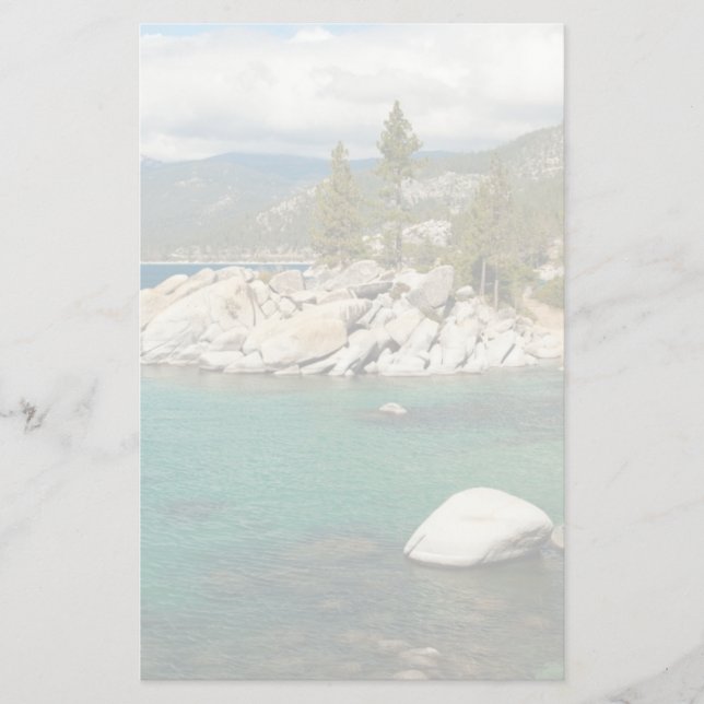 Papeterie Paysage du lac Tahoe (Devant)
