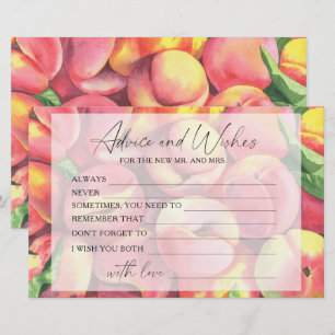 Papeterie Peaches - conseils et souhaits nuptiale douche