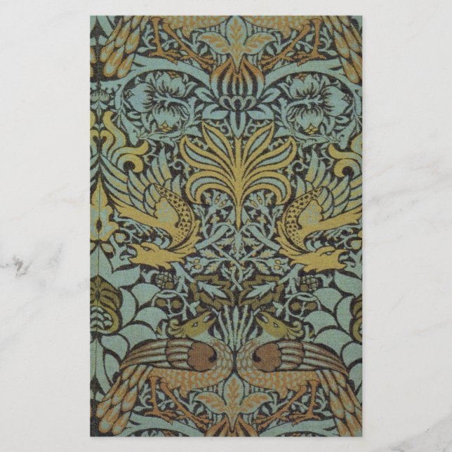 Papeterie Peacock et Dragon (par William Morris) (Devant)
