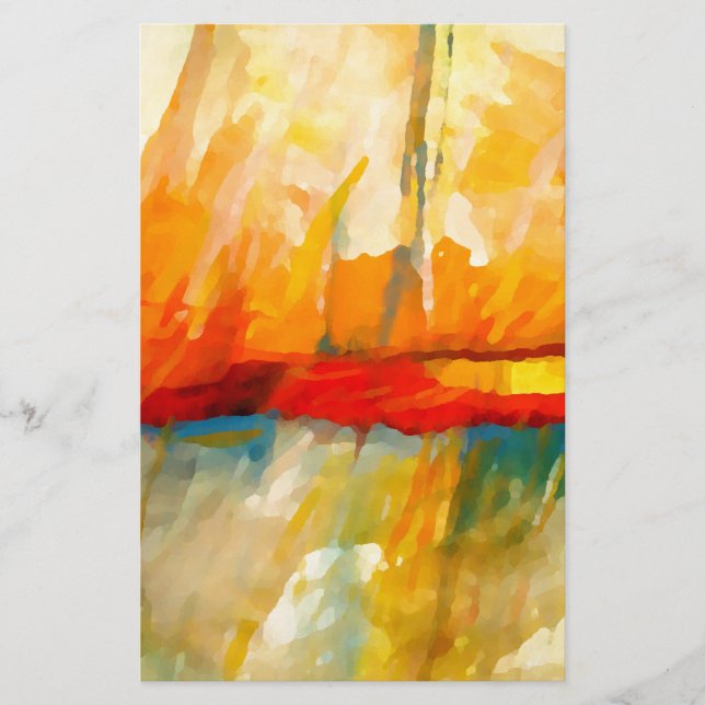 Papeterie Peinture Abstraite moderne (Devant)