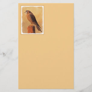 Papeterie Peinture américaine Kestrel - Art original pour oi
