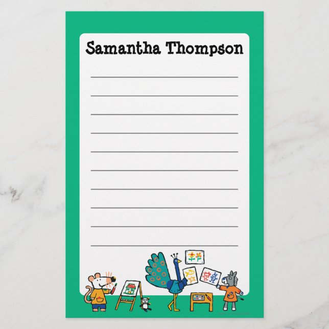 Papeterie Peinture avec Maisy ! (Devant)