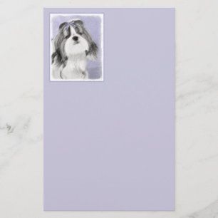 Papeterie Peinture Shih Tzu - Cute Original Chien Art