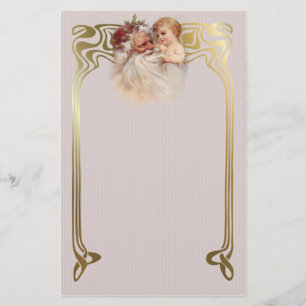 Papeterie Père Noël et Cherub du Vieux Monde