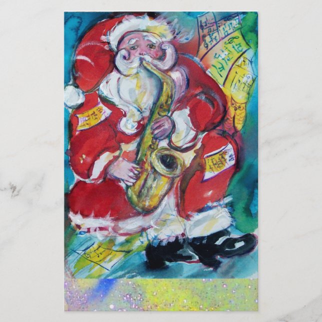 PAPETERIE PÈRE NOËL & SAX, PARTI MUSICAL DE NOËL (Devant)
