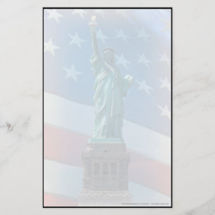 Papeterie personnalisée de la Statue de la Liberté