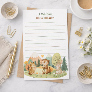 Papeterie Personnalisée pour Enfants Animaux de la
