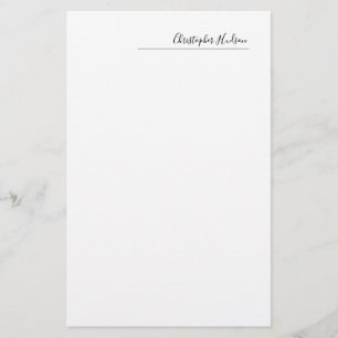 Papeterie Personnaliser de création simple professionnelle