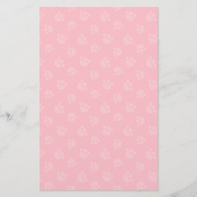 Papeterie Pet Lover Coeurs Empreintes de pattes Bubble Gum (Devant)