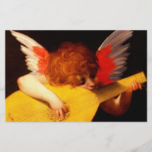 Papeterie PETIT ANGEL JOUER DE LA LUTE Musique Fabriquant Ch