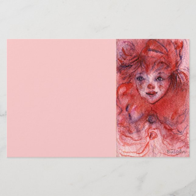 PAPETERIE PETIT CLOWN ROUGE (Devant)