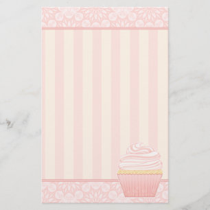 Papeterie Petit gâteau élégant rose doux