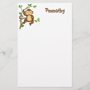 Papeterie Petit singe mignon