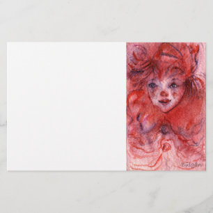 PAPETERIE PETITE CLOWN ROUGE
