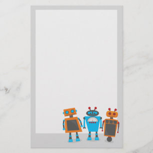 Papeterie Petits robots mignons