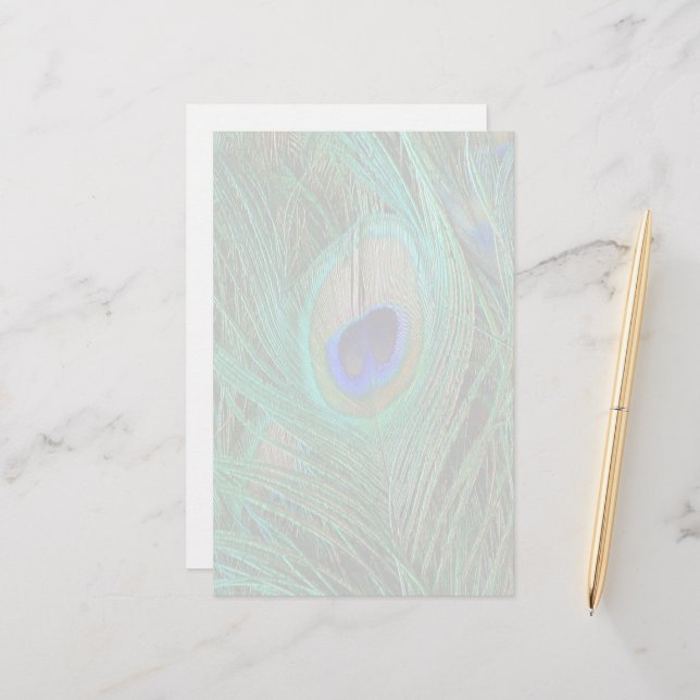 Papeterie Pic bleu indien (Devant/Arrière en situation)