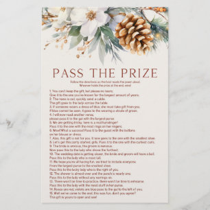 Papeterie Pine Tree Pass The Prize Fête des mariées Game