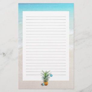 Papeterie Pineapple Beach Papier d'écriture lin de Noël