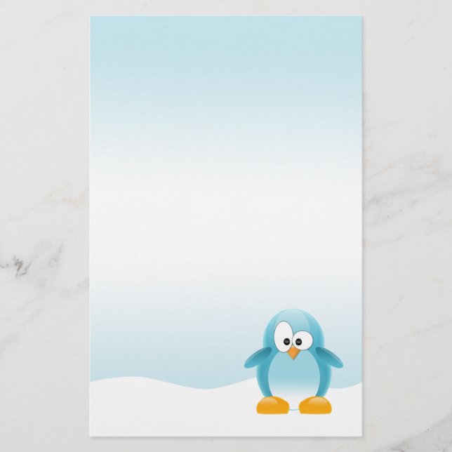 Papeterie Pingouin bleu (Devant)