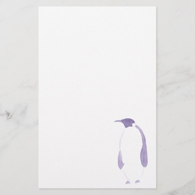 Papeterie Pingouin pourpre (Devant)
