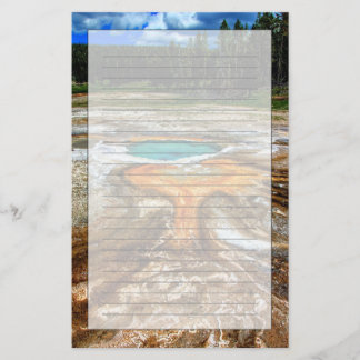 Papeterie Piscine de courant ascendant de Yellowstone