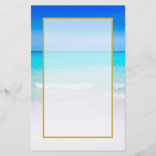 Papeterie Plage tropicale avec mer turquoise