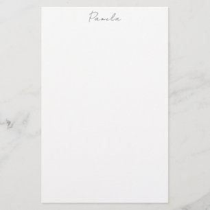 Papeterie Plat minimaliste moderne Simple mignon Nom propre