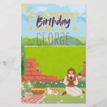 Plat-Tasse Pique-Nique Personnalisé Désirs D'Anniv