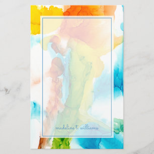 Papeterie Plume primaire - Aquarelles