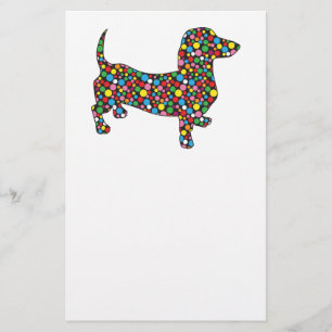 Papeterie Polka Dot Dachshund