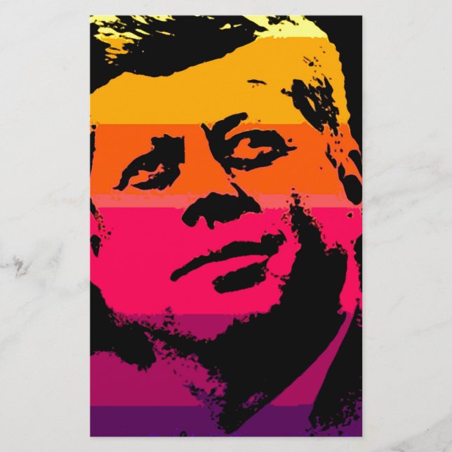 Papeterie Pop Art Jack JFK John F. Kennedy (Devant)