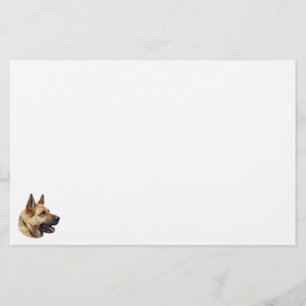 Papeterie Portrait d'Alsatian German shepherd