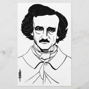 Papeterie Portrait d'Edgar Allan Poe