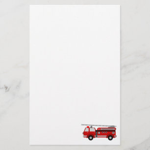 Papeterie Poste de camion d'incendie