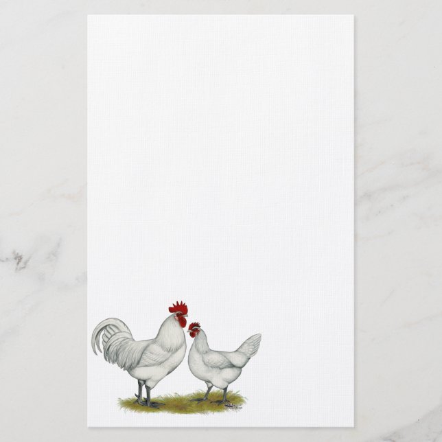 Papeterie Poulets bleus de pied (Devant)