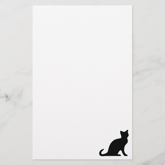 Papeterie pour chat | papier à écrire avec chaton  (Devant)