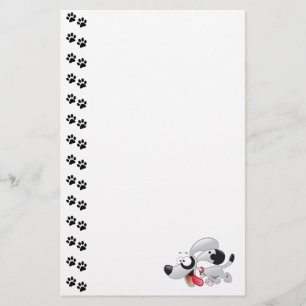 Papeterie pour chien mignon