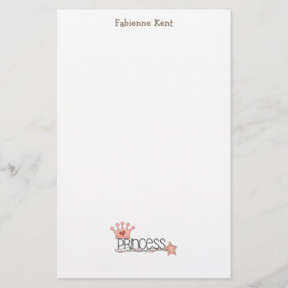 Papeterie Princesse rose · Princesse Wordart