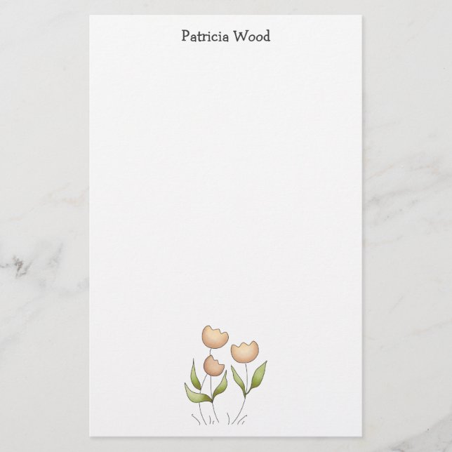 Papeterie Printemps · Tulipes (Devant)