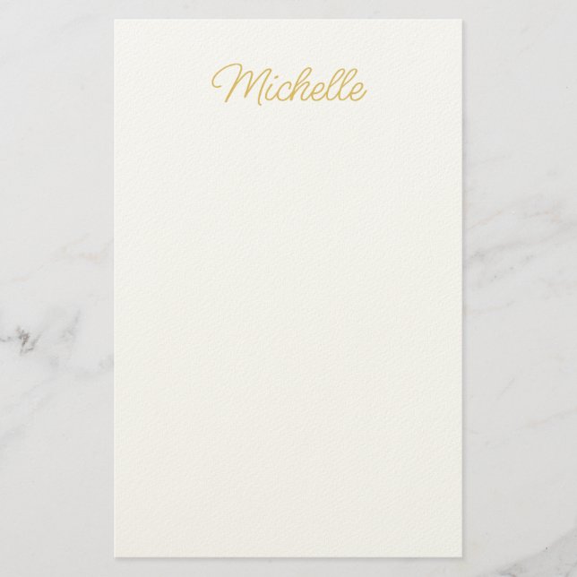 Papeterie Professional Classical Minimalist Plain Own Name (Devant)