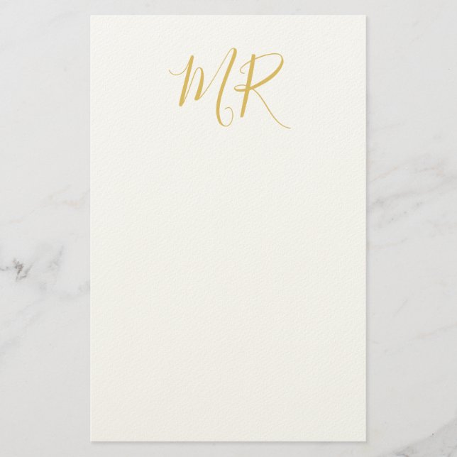 Papeterie Professional Classical Monogram Minimalist Plain (Devant)